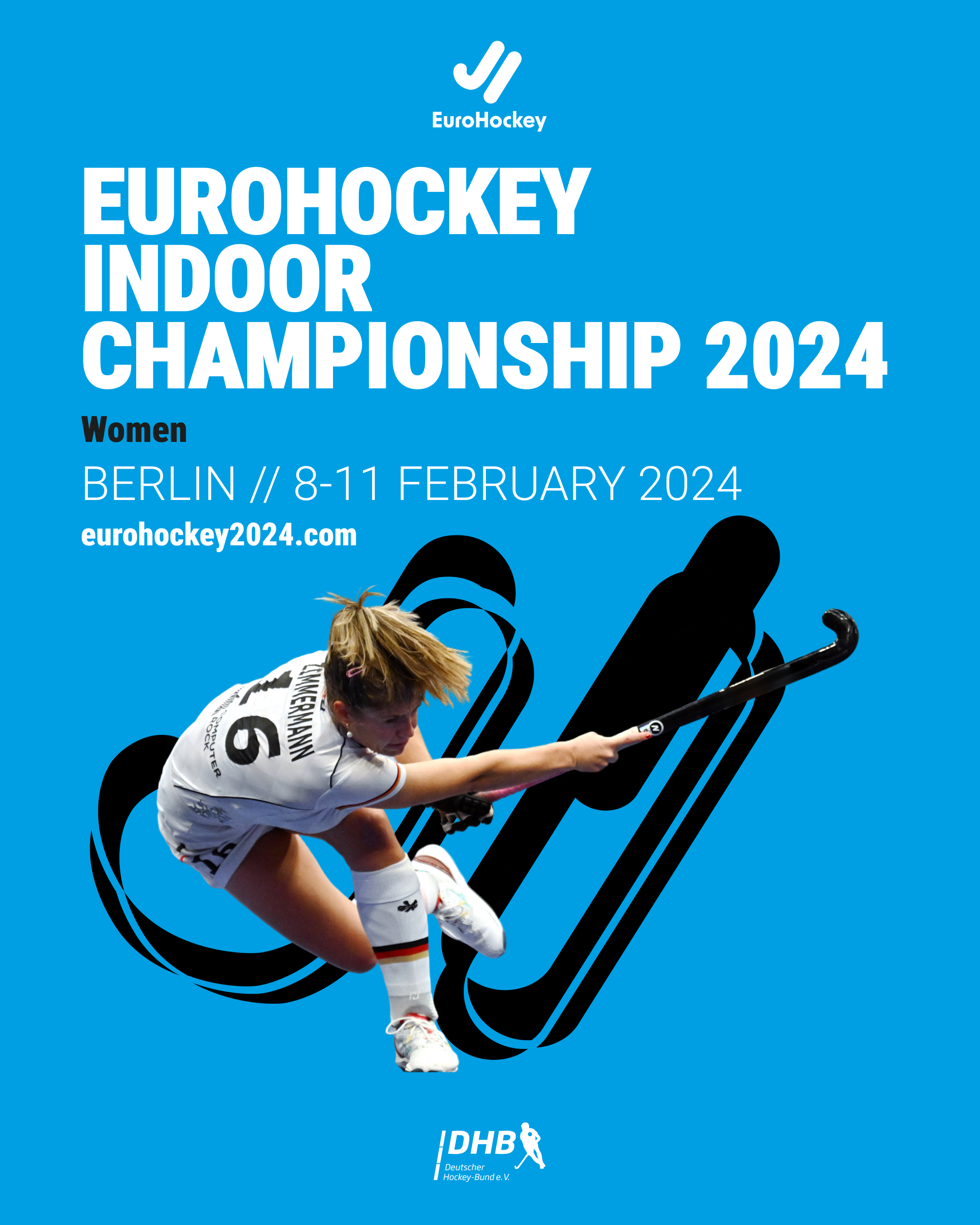 Damen Hallenhockey EM in Berlin STEGLITZER TK HOCKEY