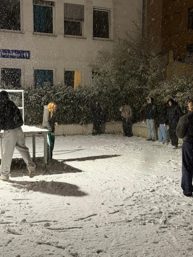 Winterlicher Jahresstart in München